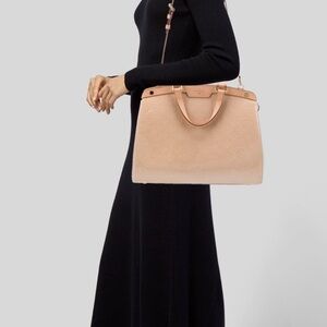 Louis Vuitton Nude Beige Satchel with Top Handles